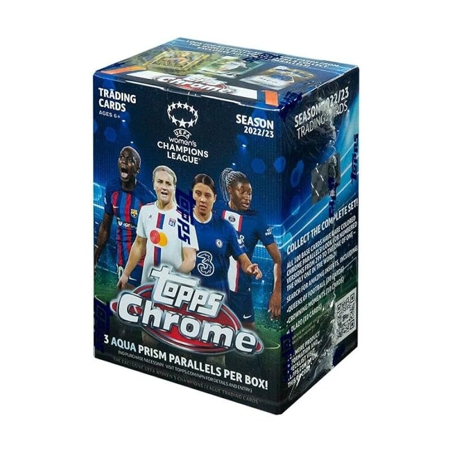 2022/23 Topps Chrome UEFA Women's Champions League Blaster