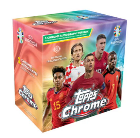 (3-Box) 2024 TOPPS CHROME UEFA EURO Hobby Box Livebreak (PYT) Livebreak 23.01.2025