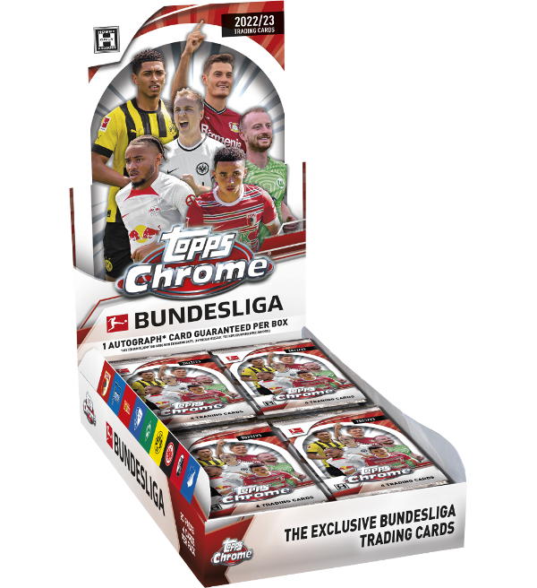 Topps Chrome Bundesliga 2022/2023 Full Case (12 Boxen) PYT (Break 24 Mai ca. 22:00/23:00Uhr)
